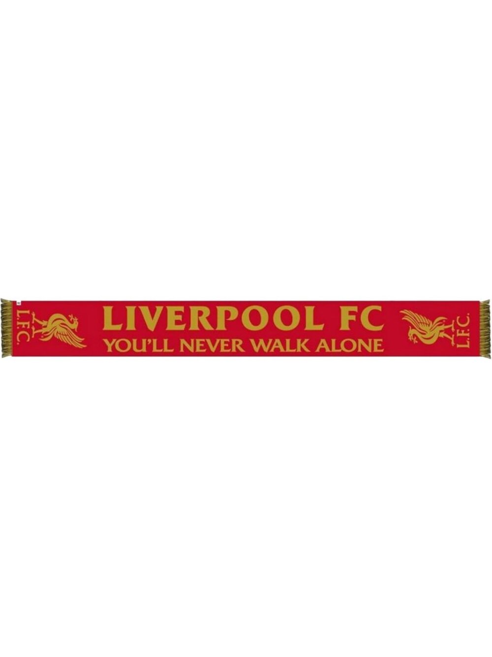 YNWA Scarf - Red & Gold, One Size, Perfect for Liverpool Fans & Game Days